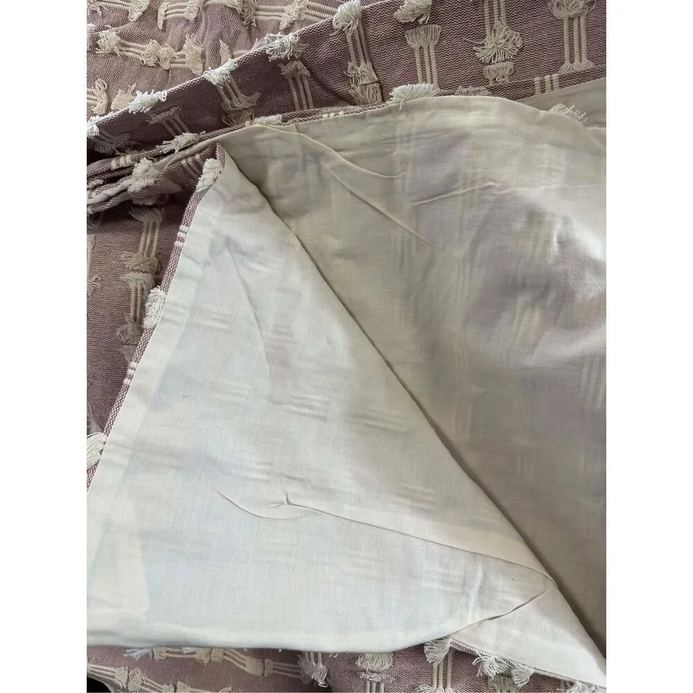 New Anthropologie Textured Mareika Duvet Cover size King